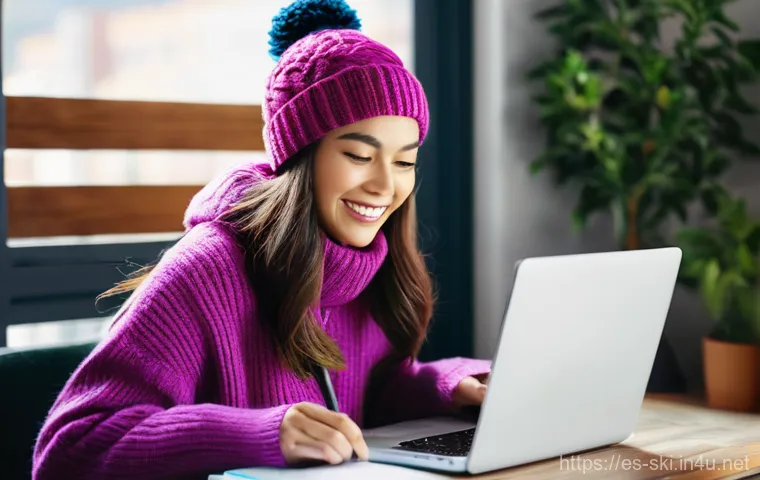 스키와 보드 장비 렌탈비용 - **Prompt 1: The Savvy Planner**
A detailed, wide shot of a woman in her late 20s or early 30s, w...