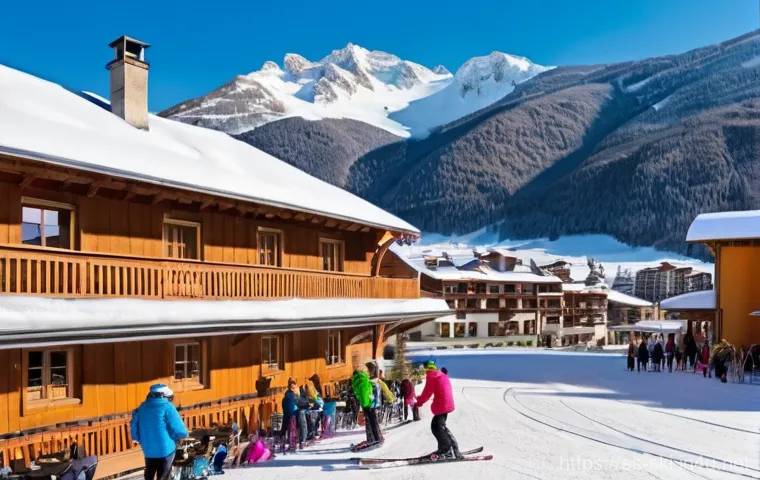 스키 초보 코칭 레슨 후기 - **Prompt 2: Confident Parallel Turn on a Scenic Blue Slope**
    A confident male skier, around 35-4...