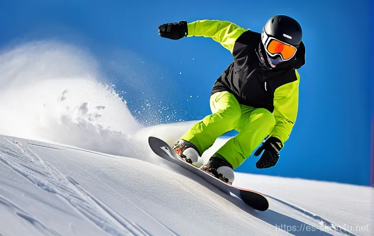 스키와 보드 추천 강의 - **Prompt 1: The Joy of Learning on a Gentle Slope**
    A wide shot of a bright, sunny ski resort on...