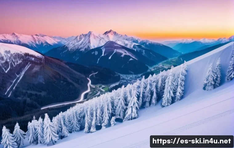 스키장 드론 촬영 허용 여부 - **Prompt 1: Majestic Aerial View of a Ski Resort at Sunset**
A breathtaking wide-angle aerial sh...