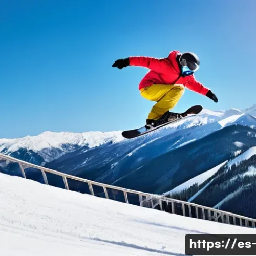 Home 27 스키장별 스노우 파크 리뷰 - **Prompt 1: "Evolution of Snowparks: Bridging Eras of Freestyle"**
"A dynamic snowpark scene sho...